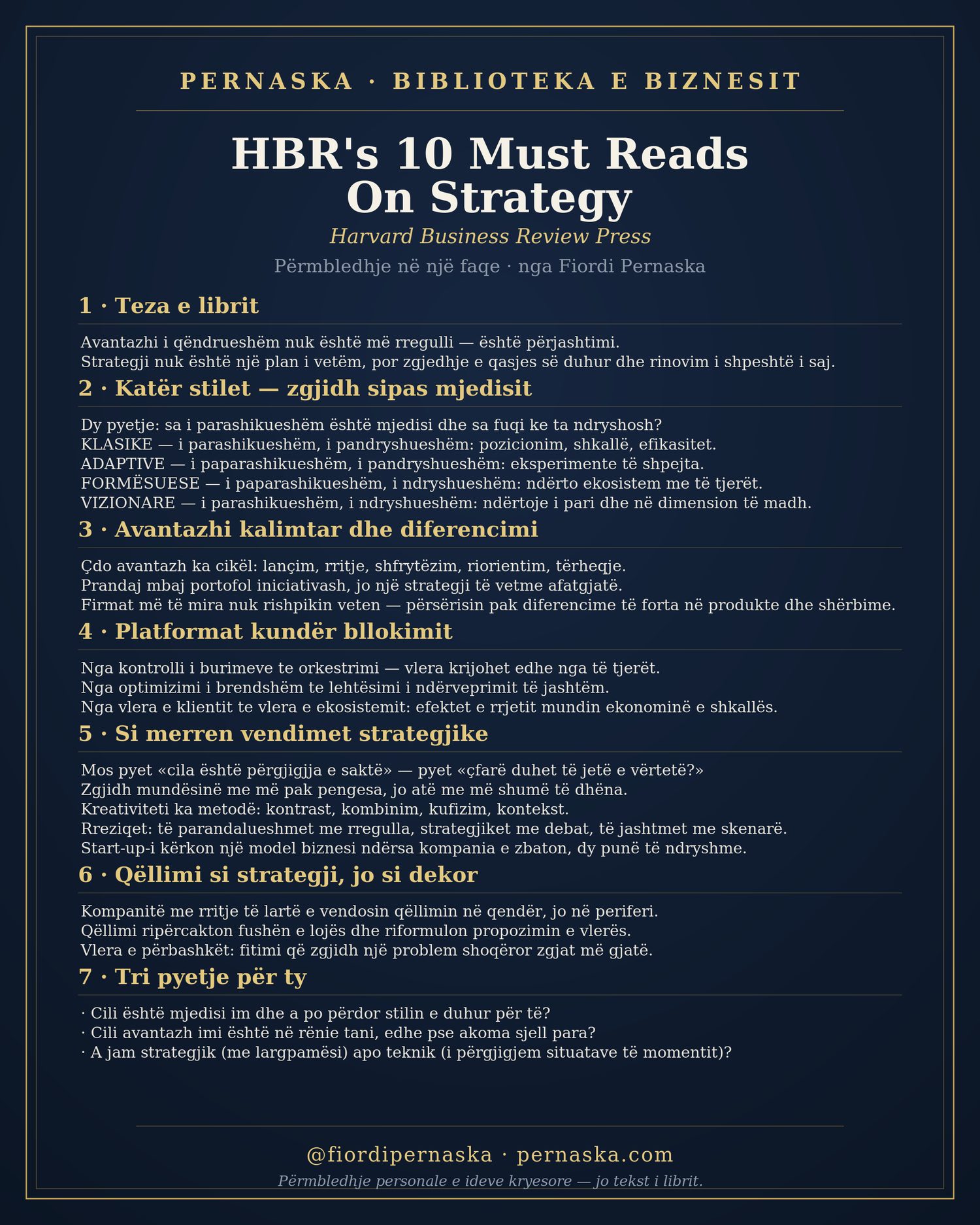 HBR's 10 Must Reads — On Strategy
